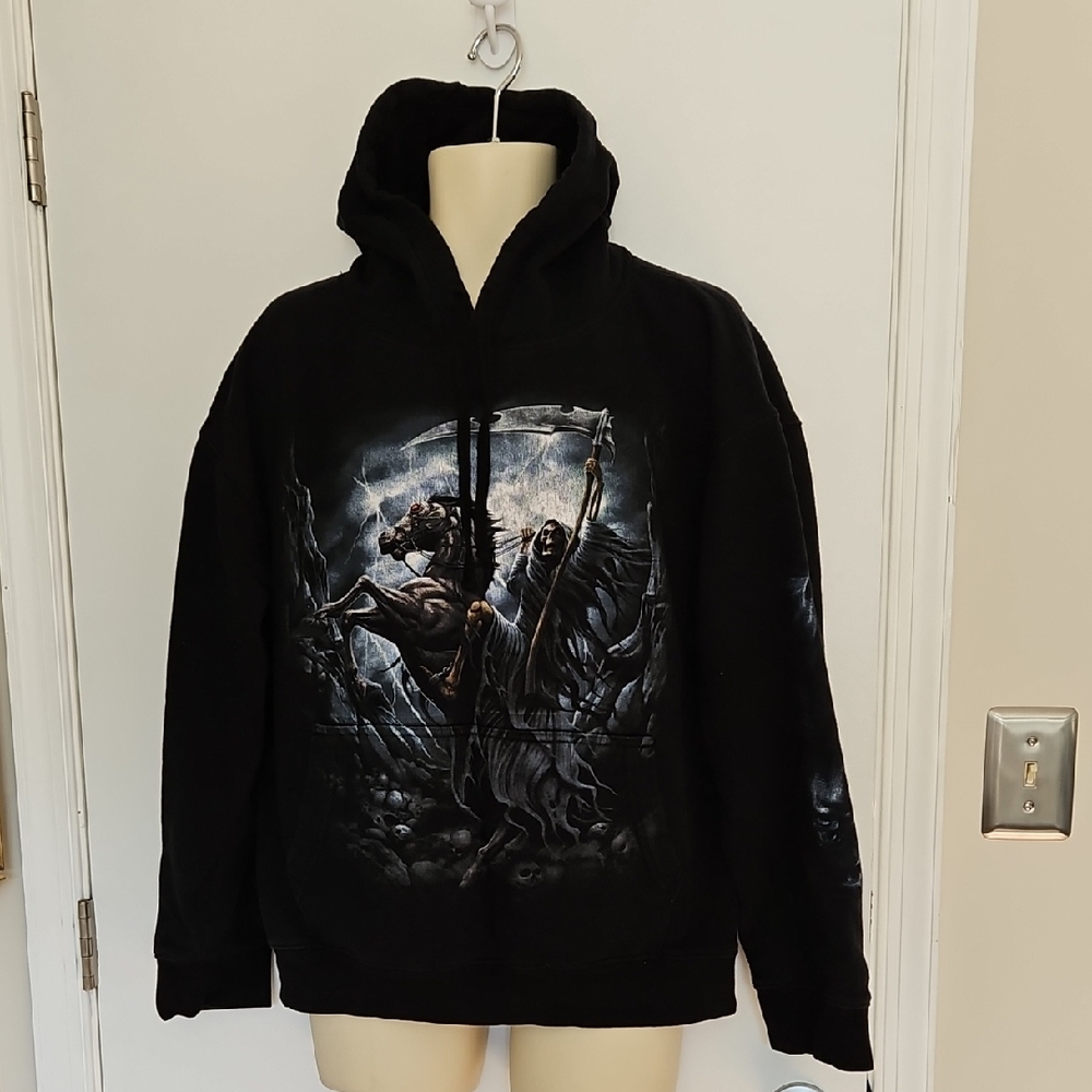 Spiral Direct Grim Reaper Hoodie Size XL